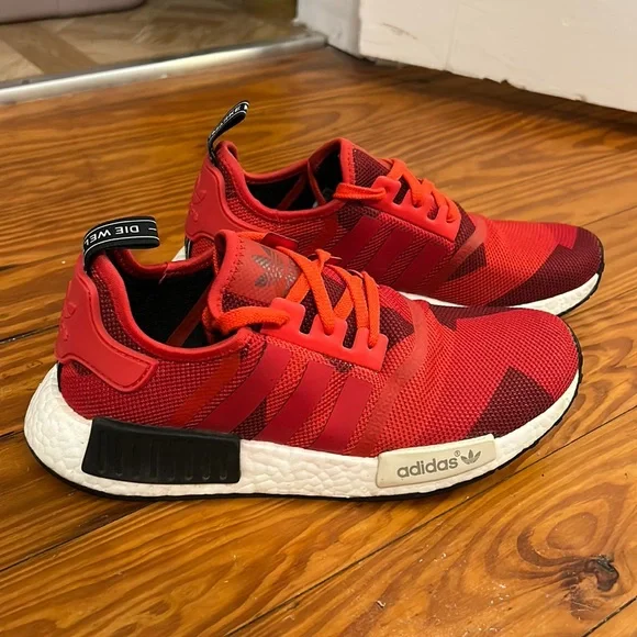 adidas gazelle silver green womens Adidas NMD R1 "Red Camo"